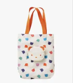 新品未使用　ファミリア　折りたたみバッグ　マルチカラー　丸の内限定