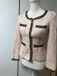 美品リッチミーニューヨーク ノーカラージャケットのサムネイル