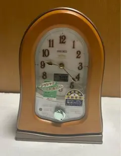SEIKO 　ムジカ　電波時計 メロディ目覚まし時計QM737B 動作品