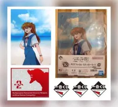 一番くじ　エヴァンゲリオン K賞　クリアファイル・ステッカーセット