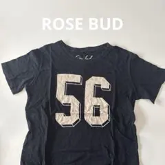 ROSE BUD ローズバッド ナンバリング Tシャツ 56 ブラック 半袖のサムネイル