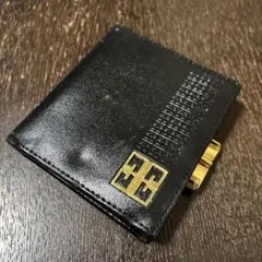 ジバンシー ビンテージ レザー がま口 財布ブラックのサムネイル