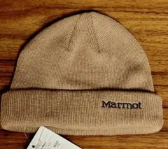 【新品】マーモット　ニット帽　ベージュ