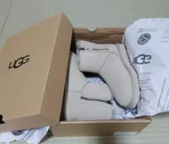 【美品】UGG W CLASSIC MINI DOUBLE ZIP