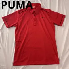 PUMA プーマ ポロシャツ レッド メンズ 半袖 Lサイズのサムネイル