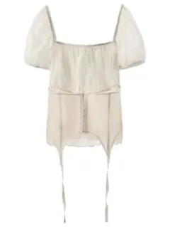 ZARA マッチングコルセットトップス - メルカリ