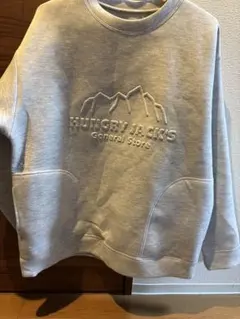 HUNGRY JACK'S グレー クルーネック スウェット Mサイズ