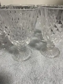 クリスタルカットグラス 5個セット