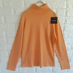 未使用・タグ付きインゲボルグロゴ入り カシミヤ100%ハイネック ニット M