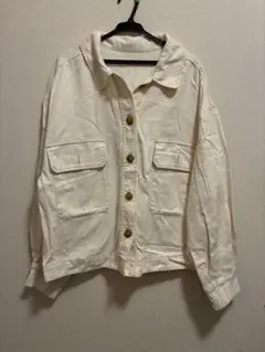 tiptop 前ボタンボリューム袖ブルゾン デニムジャケット