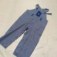 オーバオール　ロンパース　90 ストライプ