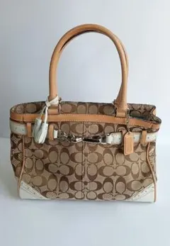 Coach ハンドバッグ シグネチャーミディアムキャリーオール 1447