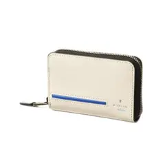 ランバンオンブルー 牛革 小銭入れ コインケース 多収納 アイボリー