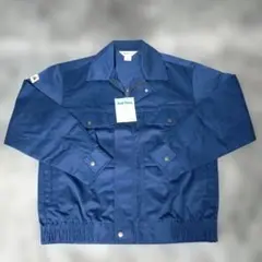 作業服 長袖ブルゾン M ネイビー