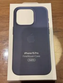Apple iPhone 15 Pro ファインウーブンケース マルベリー 純正 - メルカリ