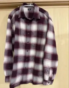 UNIQLO XL オンブレチェックネルシャツ