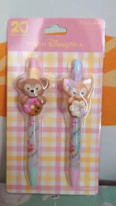 ディズニーシー　ダッフィー　フィルドウィズジョイ　ボールペン　リーナベル