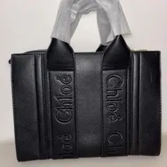 Chloé ブラックレザーハンドバッグ　ノベルティ 2026年最新】chloe ノベルティバッグの人気アイテム - メルカリ