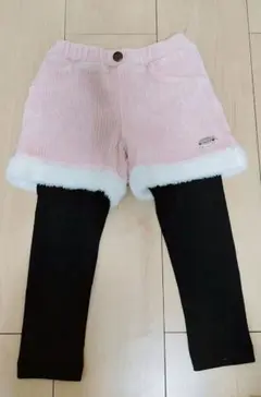 ピンクショートパンツとレギンスセット　95