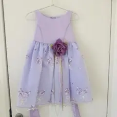 Kids Dream / キッズドリーム/コサージュ付き刺繍ドレス / 90