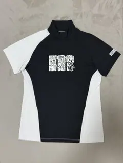 and per se 半袖モックネックシャツ ネイビー - メルカリ