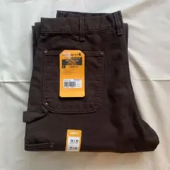 新品US Carhartt Washed ダブルニーダックパンツW34