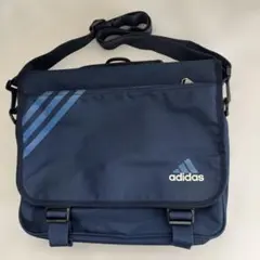 adidas 3WAY バッグ　レッスンバッグ　ネイビー　子供　エース