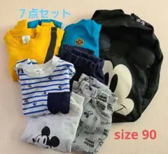 ミッキーマウス ベビー服７点セット サイズ90