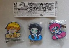 鬼滅の刃 キャラばんちょうこう ヘアクリップ 我妻善逸 獪岳 猗窩座 3個セット