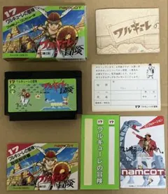 完品 ワルキューレの冒険 ファミコン 箱説 シール マップ アンケ葉書 インフォ