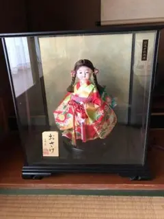 ジ*モ様 日本人形 ガラスケース入り - メルカリ