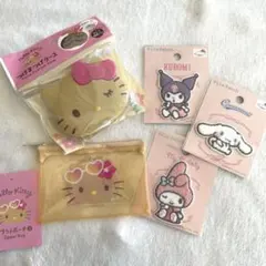 日焼けキティ　サンリオワッペン　5点セット
