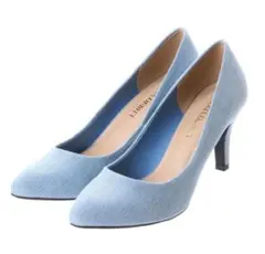 LiBERTYDOLL パンプス　ヒール8cm ブルー　24cm Ｌ　新品未使用