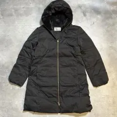 le.coeur blanc ルクールブラン ダウンコート M ネイビー フード