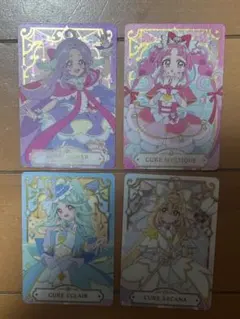 映画　名探偵プリキュア　キラキラカードグミ　名探偵プリキュア4枚セット