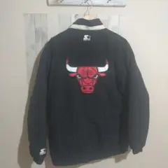 NBA starter 90sシカゴ・ブルズ 中綿入り ナイロンJKT