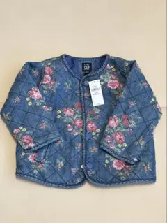 (新品) baby GAP 花柄 キルティングジャケット 80cmのサムネイル