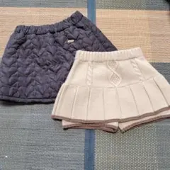 ハートキルティング　ニットパンツ　海外子供服が好きな方！