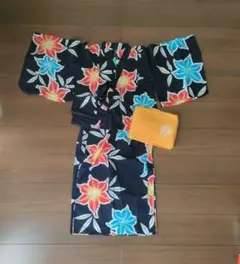 140cm～　ドレス浴衣（ハンドメイド品)