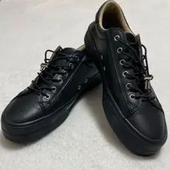 美品27.5cm SLACK FOOTWEAR ブラックスニーカー