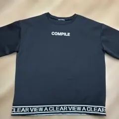 NOW OR NEVER メンズ黒 Tシャツ COMPIL Lサイズ