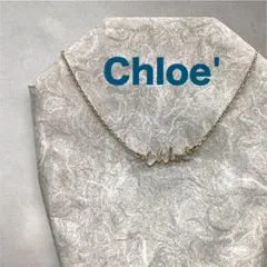 ★Chloe★サインロゴ★ゴールドカラー★ネックレス【クロエ】のサムネイル