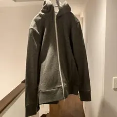 UNITED ARROWS グレー フード付きパーカー L