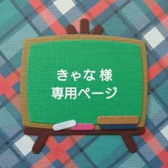 きゃな 様　専用ページ