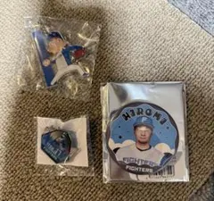 日ハム 伊藤大海 シークレットスタンド付きアクリル缶バッジ ピンバッジ