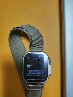 Apple Watch Ultra 本体 カーキバンド