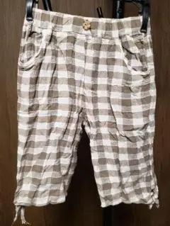 Natural Alayude チェック柄パンツ