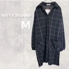 新品 ベルーナ ベルジャンヌ チュニック スキッパーシャツ 長袖 チェック M