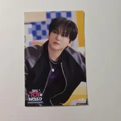 straykids TOY WORLD FCくじチャンビン　トレカシール　黒髪