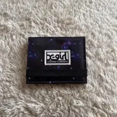 X-girl 宇宙柄コインポケット付きカードケース 定期入れ